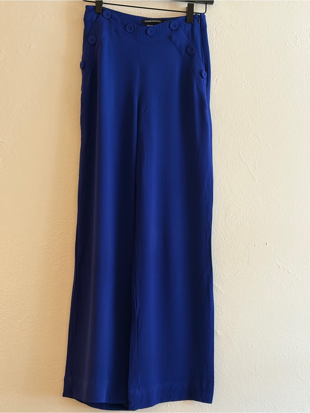 Les Essentiels de Monoprix Blue Wide-Leg Pants Size 24